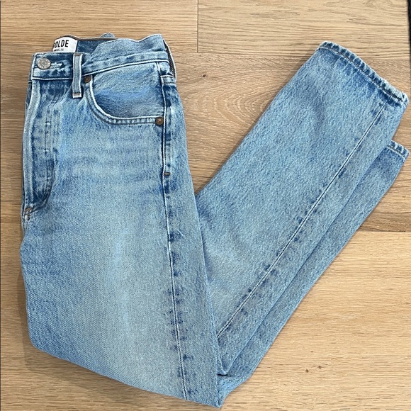 Agolde Denim - Agolde Classic Blue Denim Jeans